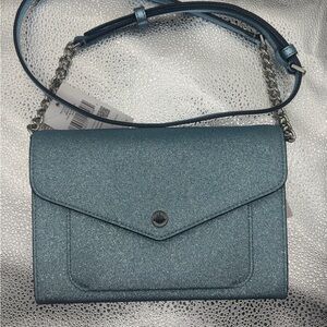 Kate Spade Glittery Blue Crossbody Bag